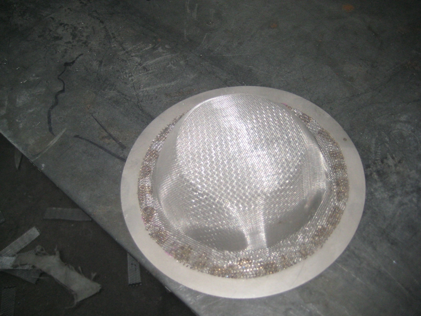 Stainless Steel Wire Mesh Filters Discs 152mm Diameter Copper Mesh Filter customized