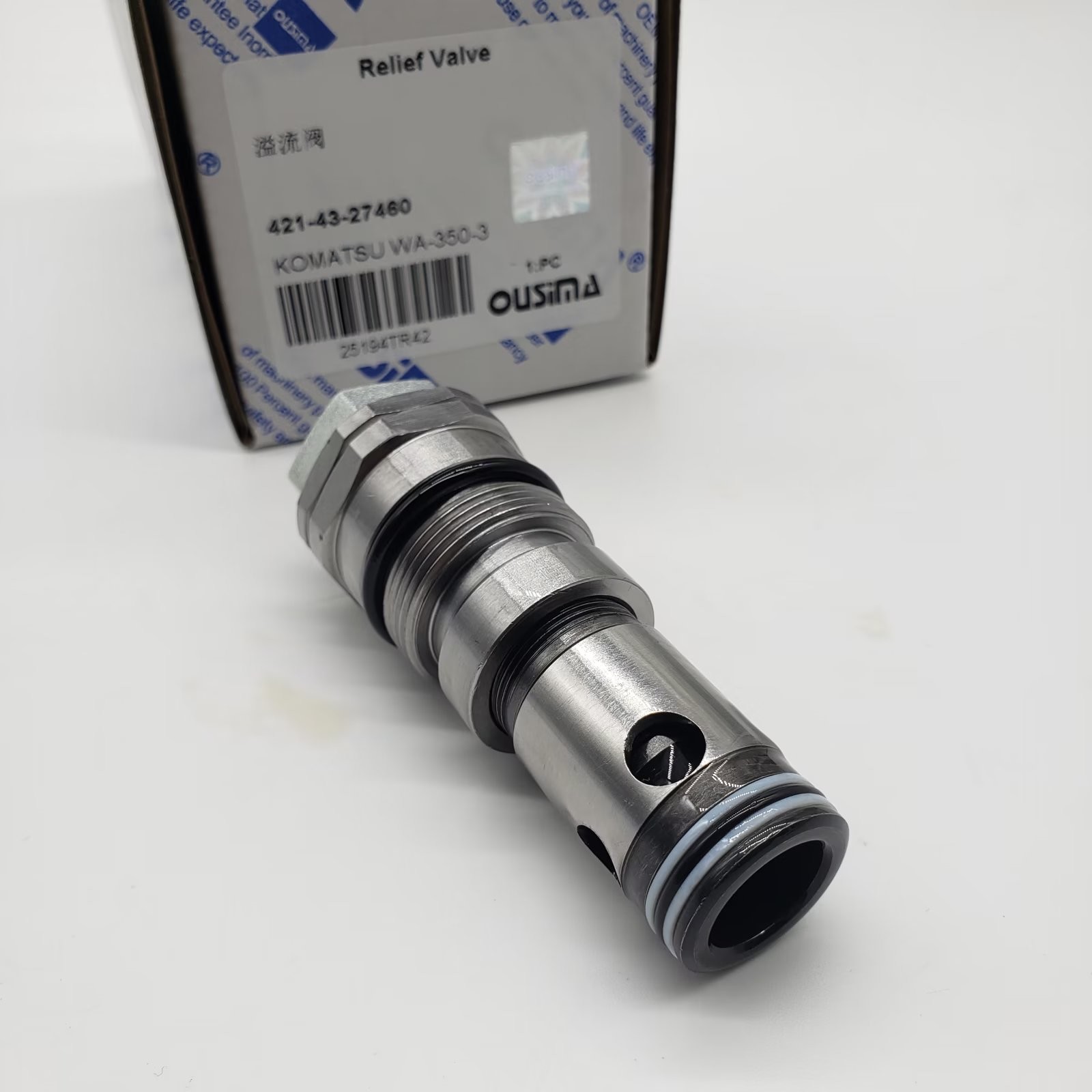 421-43-27460 Hydraulic Relife Valve For Komatsu Loader WA350-3