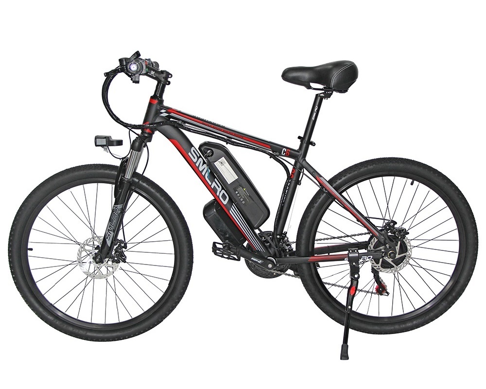 Disc Brake 29 Inch Electric Bicycle , 13Ah Smlro C6 Electric Bike