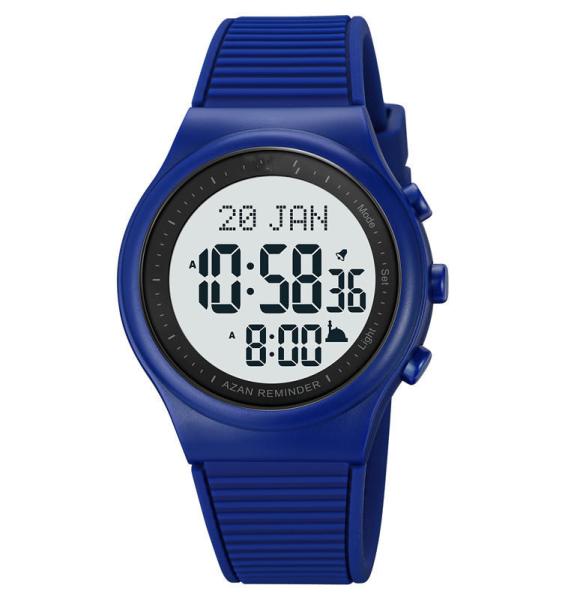 1981 simple azan qibla direction watch reloj digital multifunctionalwomen men