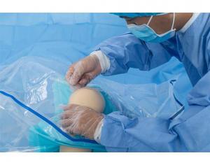 China Disposable Patient Drapes Knee Arthroscopy Surgery, with Elastic Film and Pouch. on sale