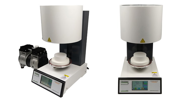 1500w CE Vacuum Dental Porcelain Furnace 9cm Firing Chamber 110V