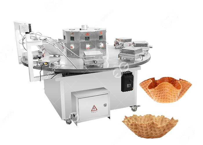 Ice Cream Waffle Bowl Machine