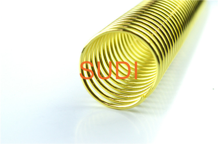 2" 50.8 Mm 4:1 Pitch Electroplated Spiral Bound Coil For Notebooks And Calendars
