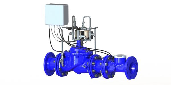 Dynamically Change Water Flow Regulator Valve , EPOXY Coated Pressure Release