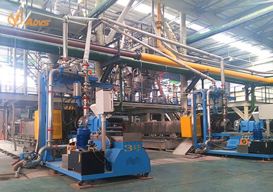ABS Underwater Extrusion Pelletizing Machine , 300 - 600rpm Plastic Compounding