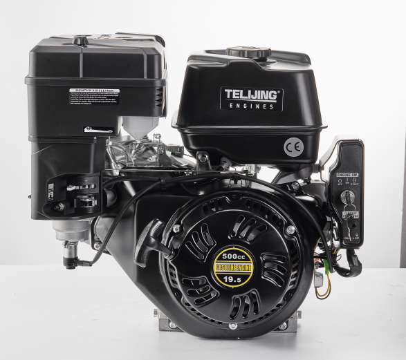 OHV Gasoline Engine 500cc 19.5hp Double Cylinder 4 Stroke with Recoil or Electric Start