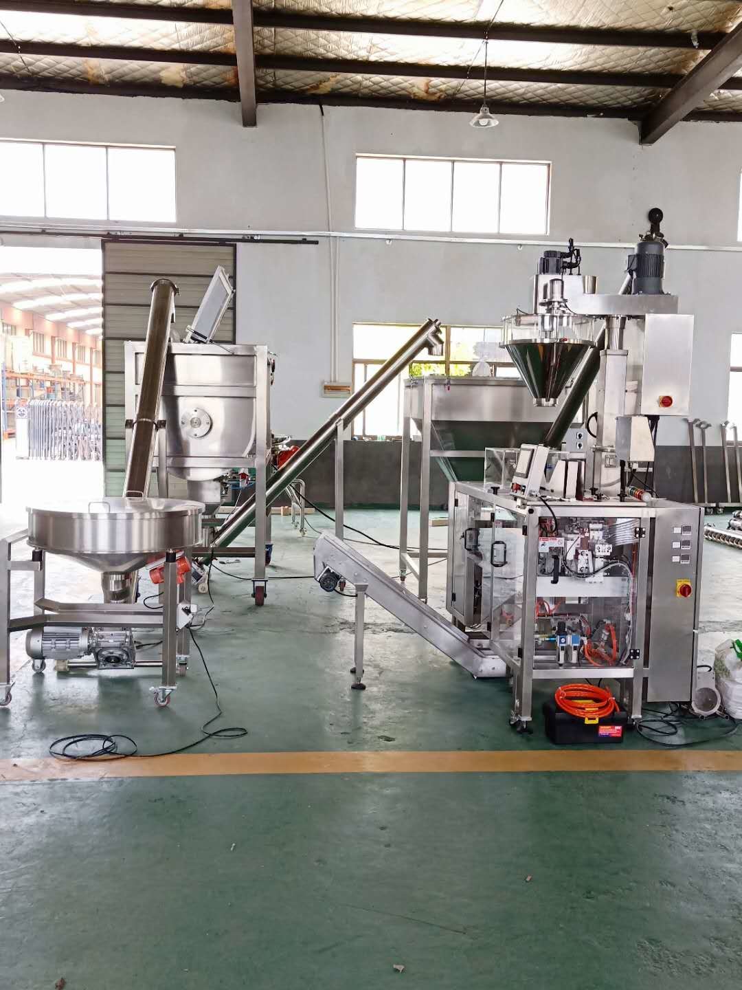 Coffee Powder Automatic Pouch Filling Sealing Machine , Adjustable Doypack Packing Machine