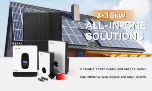 China Customized 400w Home Solar Panel Power System with 5.5Kw Solar Inverter on sale