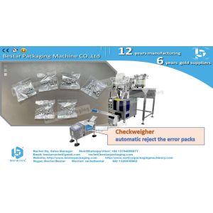 Bestar packing machine with one counting bowl and manual feeding