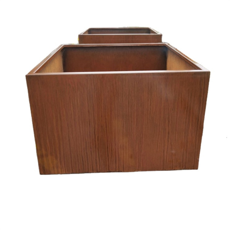 Vertical type plant metal flower pots for outdoors garden