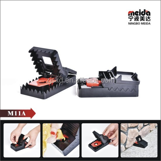 14*7.5*5 CM Professional Pest Control Reusable Rodent Rat Mice Catcher with Bait Plate