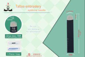  Eyebrow Permanent Makeup Disposable Microblading Needles U - Shaped Manufactures