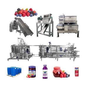 Multifunctional tomato sauce processing line with advanced ultra-high temperatur