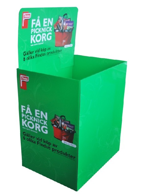 Commercial Shop Dump Bins , Durable Cardboard Display Cubes For Chocolate