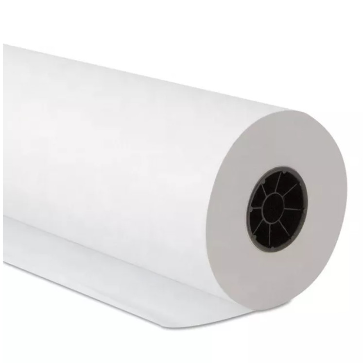 50m CAD Plain White Bond Paper Rolls Good Toughness Wide Format