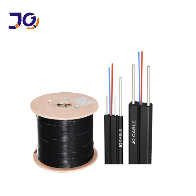 White Jacket 4 Core G657A1 FTTH Fiber Optic Drop Cable