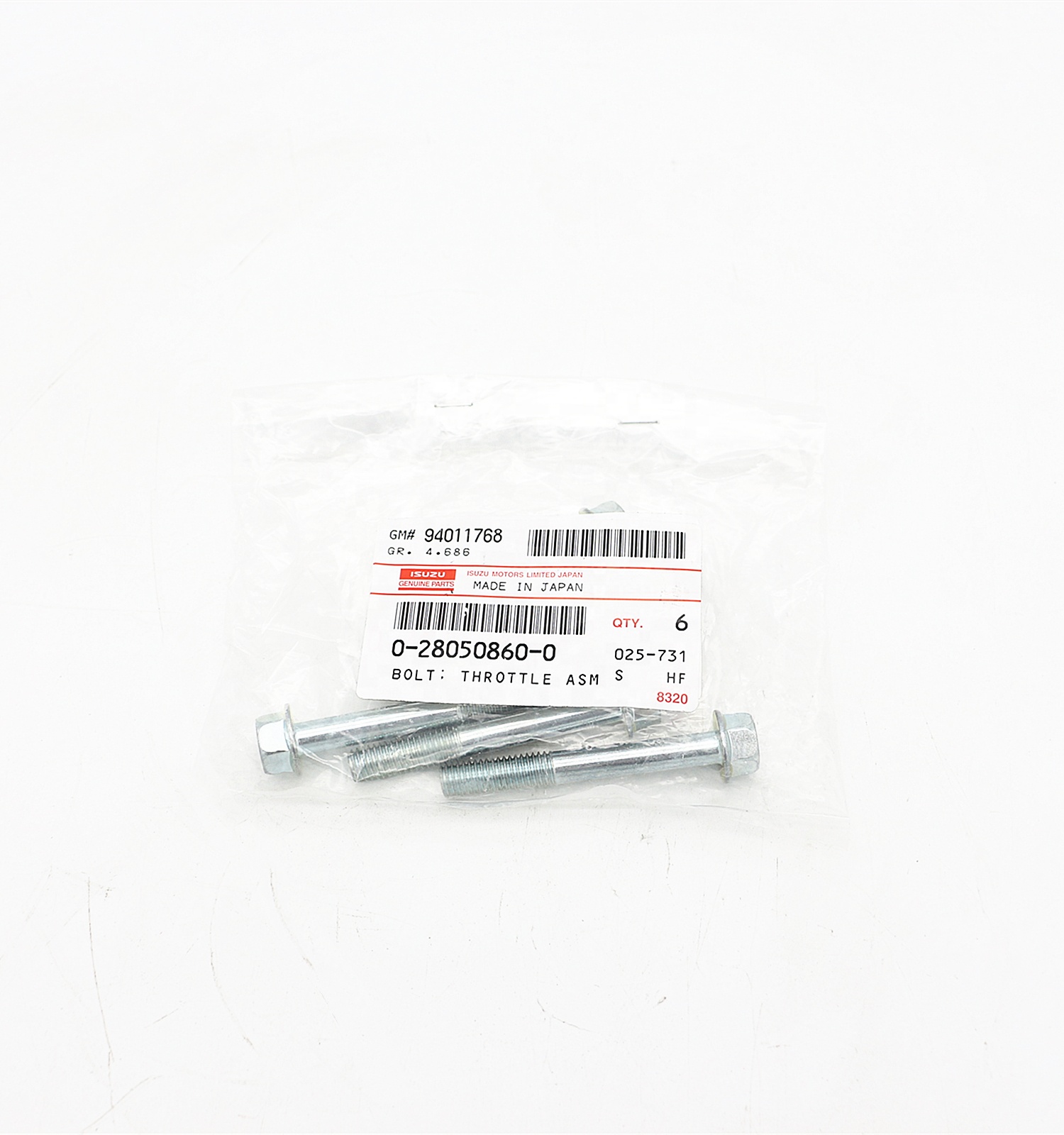 0-28050860-0 0280508600 ZX330-3 6HK1 EGR Cooler Screw