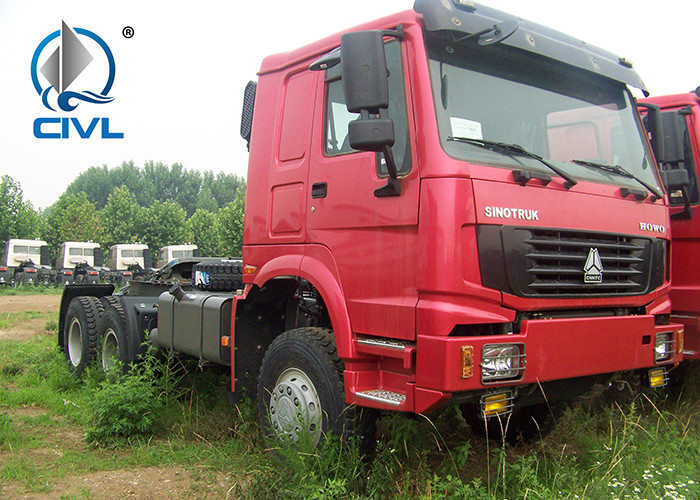 SINOTRUK Howo 6X6 Prime Mover Truck in Black Sinotruk HOWO 371hp Prime Mover 6x6 Tractor truck