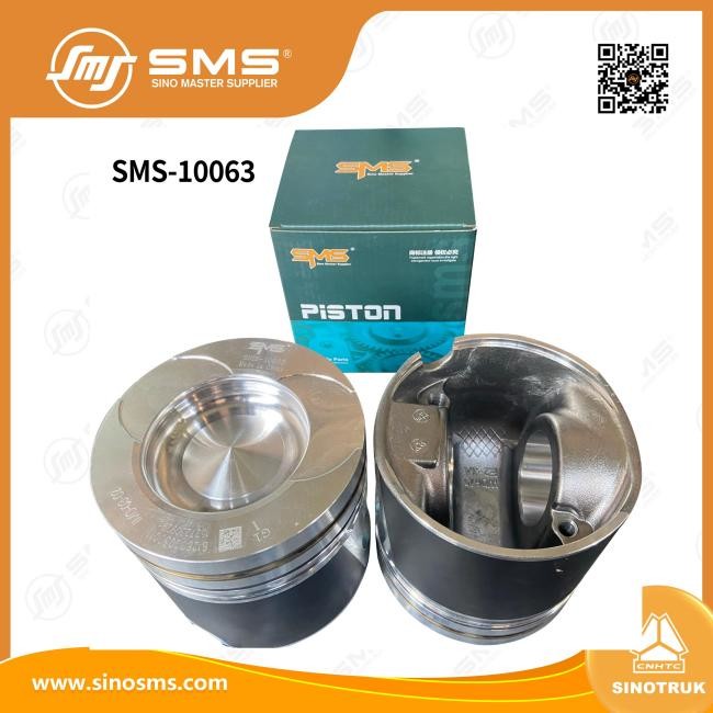 Piston Assembly VG1560037011 HOWO Truck Parts 371 WD615 Euro 2 w / Hole SMS