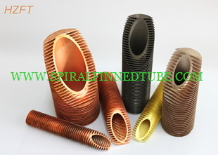 Cold Worked Extruded Copper Fin Tube for Solar Heating Systems