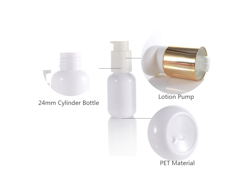 White Plastic 60g 100g Hand Cream Lotion Bottle for Liquid Foundation