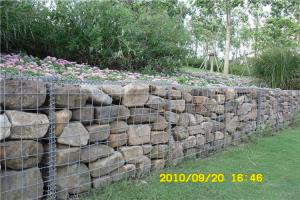 China 60x60 Galvanized Gabion Boxes Retaining Garden Cages For Stones on sale