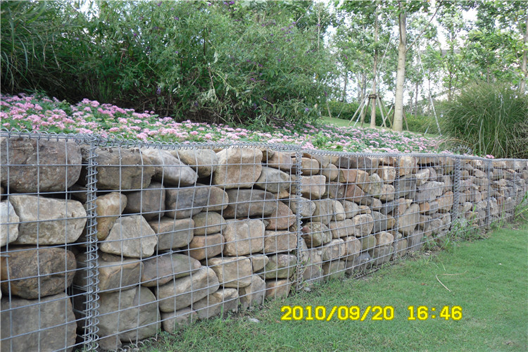 Galvanised Welded Gabion Wire Mesh Box For Garden Landscaping