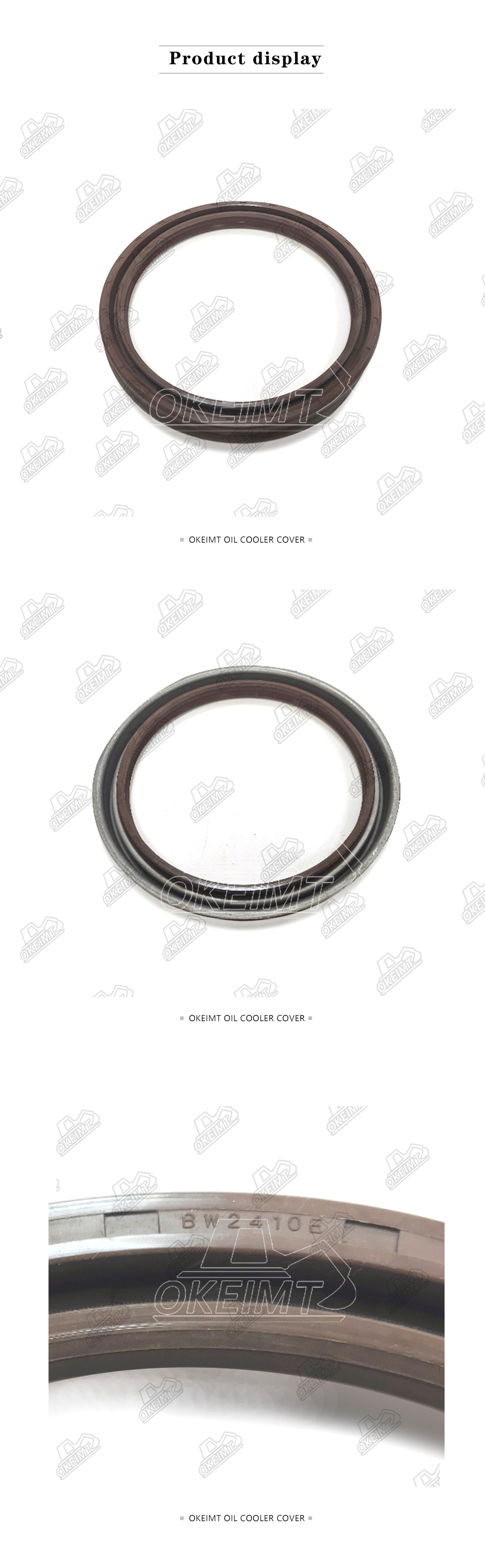 BW2410E Crankshaft Rear Oil Seal 6151214161 For Komatsu 6D125 Excavator Parts