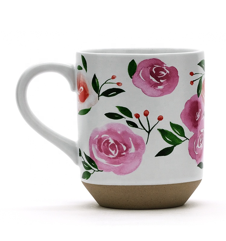 12oz Stoneware Mother Ceramic Coffee Mugs Gift Set Valentine'S Day Ceramics 12x8.2x10CM