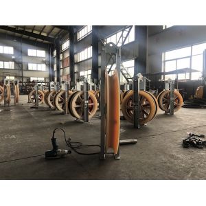 20 40 60kN Transmission Line Overhead Wire Stringing Blocks OD660mm