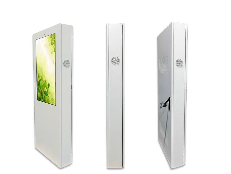 2500 Nits 32in Outdoor Digital Signage Displays IP65 Standing Kiosk