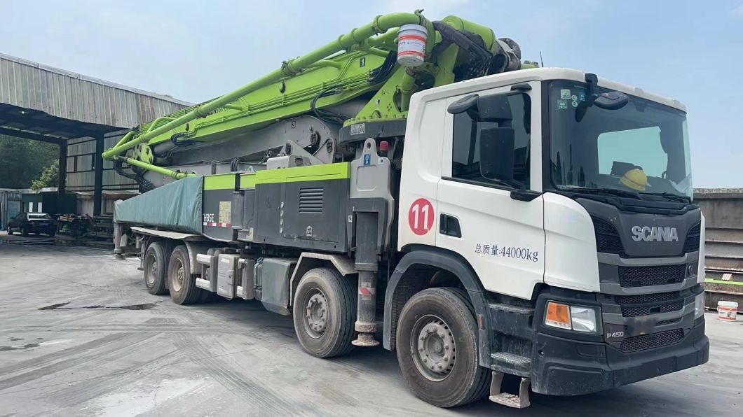 Heavy Equipment 56m Used Concrete Pump Truck 2020 Year New Concrete Boom Pump