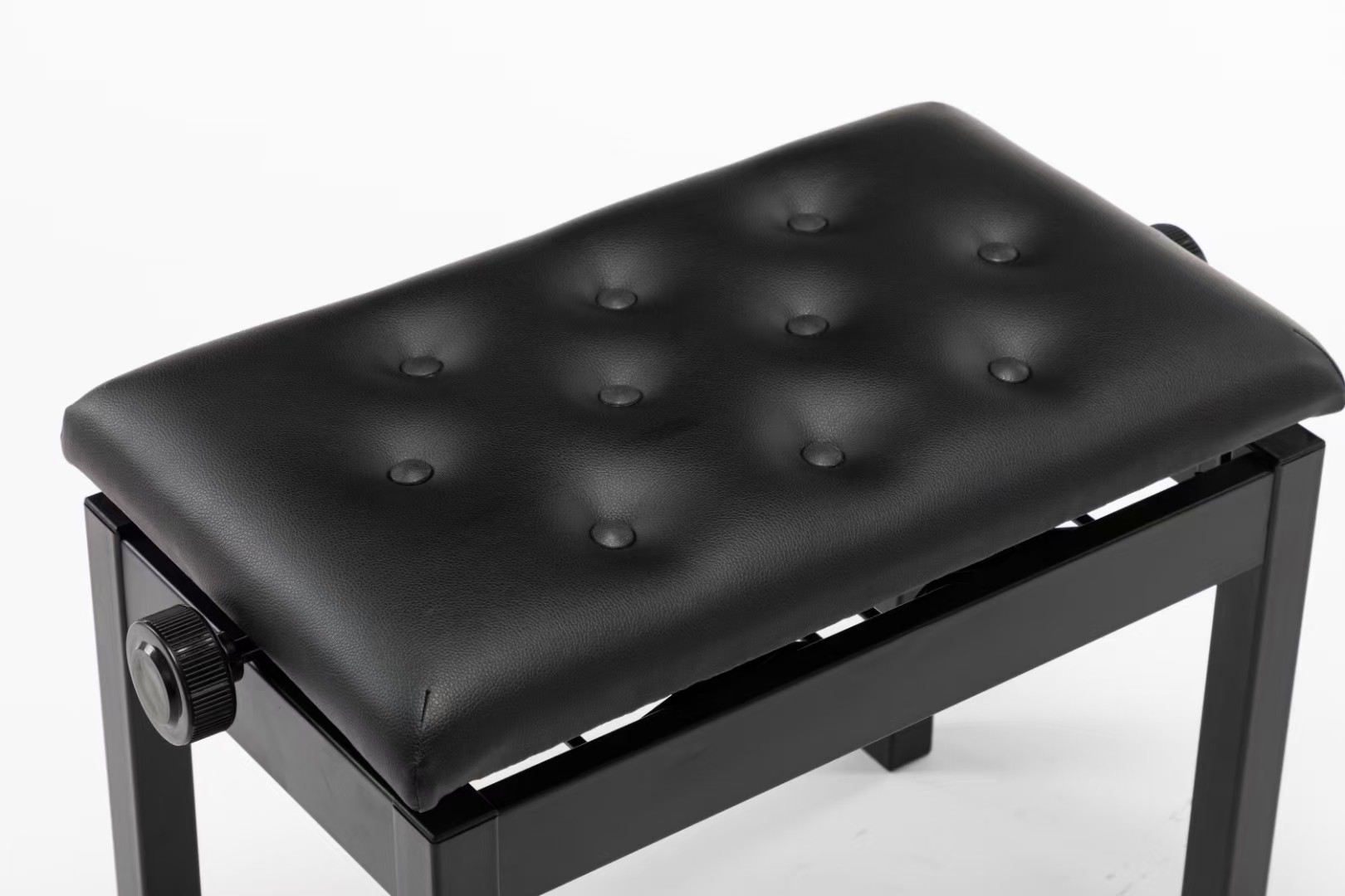 Modern piano accessories solid wooden deluxe piano stool Made In China Best Modern Adjustable Wood Piano Bench