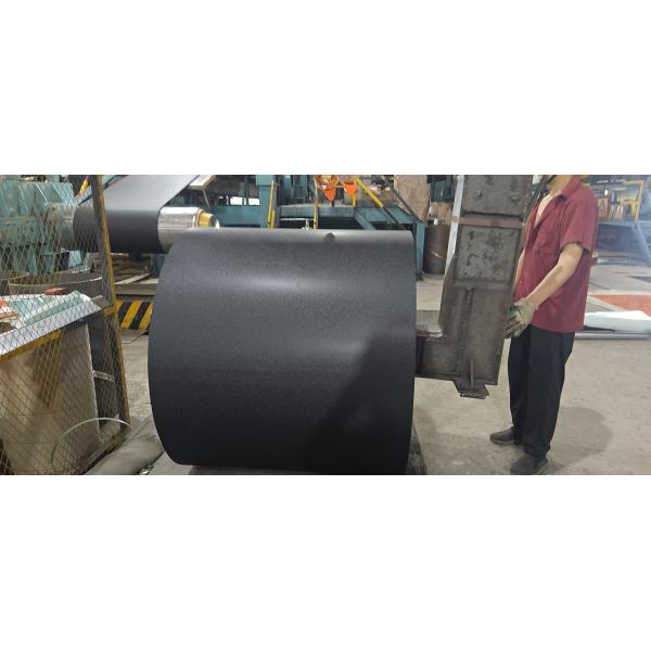 Quality 0.16mm Galvanized Checker Plate KW BIack PE PVDF Coating for sale