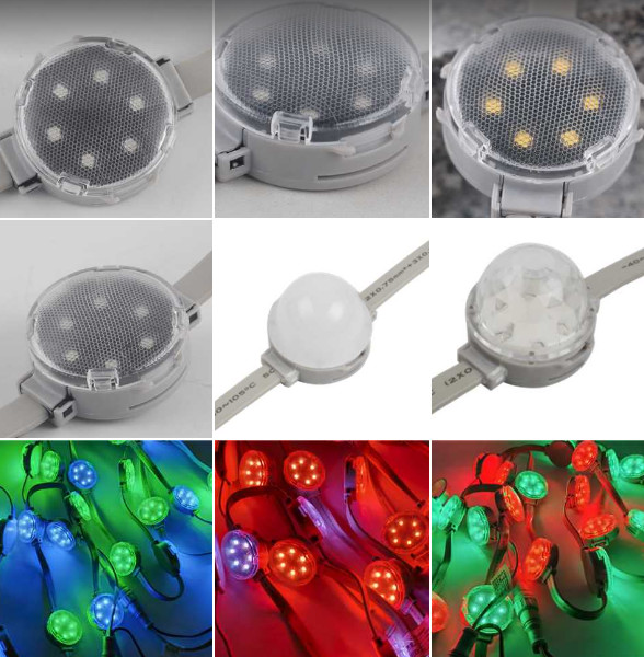 Quality 50MM Rgb Dot Pixel Dc24v Outdoor Facade Building Led Point Dmx Pixel Led Dot Light for sale