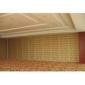 Custom Movable Partition Walls System With Aluminium Frame Sliding Track Roller