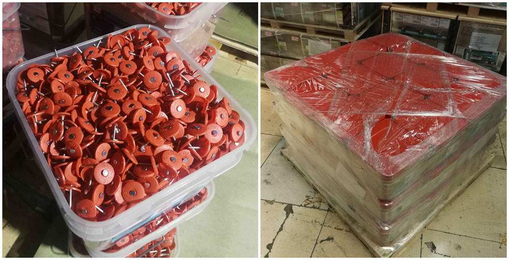Round 1 Plastic Cap Nails For Professional Use