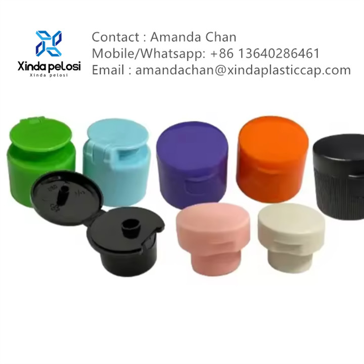 Detergent Bottle Cap Bottle Caps Plastic Flip Top Cap For Cosmetic