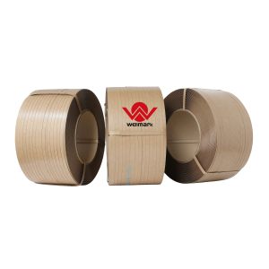 12mm Width Recyclable Paper Strap Tape / Kraft Paper Strapping Tape