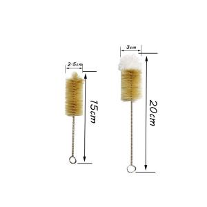 China Round Copper Wire Long Pipe Cleaning Brush 15cm 20cm Eco friendly on sale