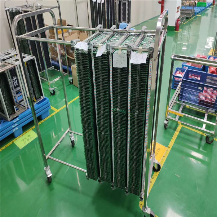 Antistatic Multisized Stainless Steel Trolley Cart Esd Pcb Storage Trolley