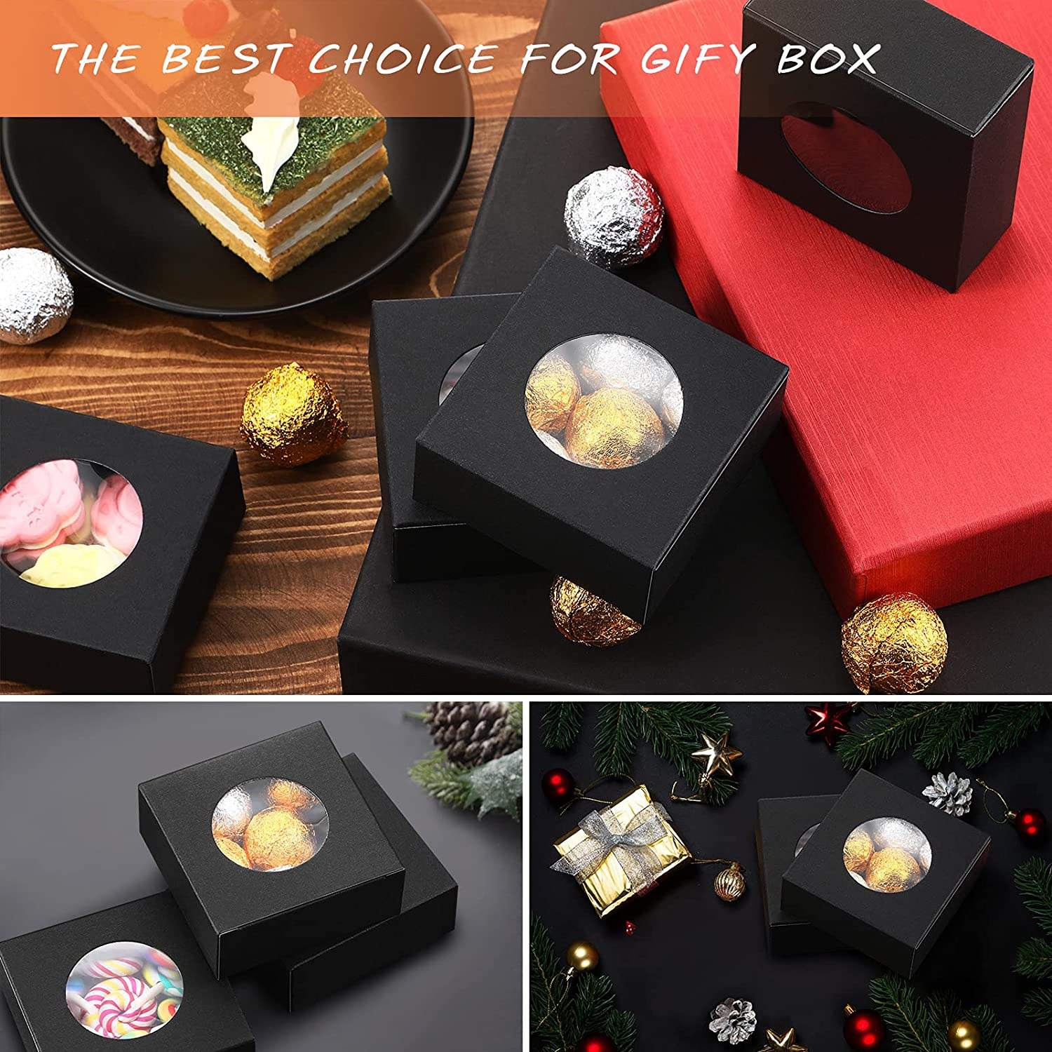 Paper Type Kraft Paper Presents for Bakery Cookies Cake Candy Soap Birthday Gift Box
