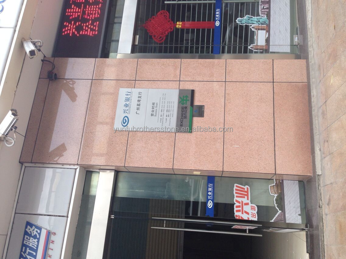 Cut-To-Size Granite for Exterior Wall Cladding Modern Design and High Density