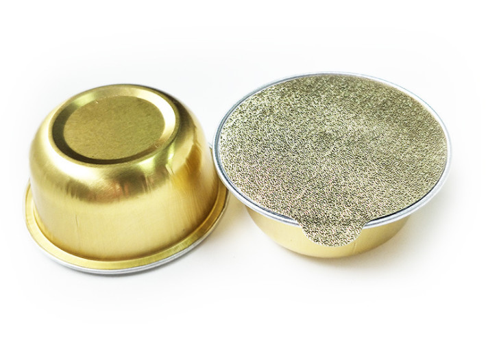 50ml Disposable Creme Brulee Cups Sealing Lid Aluminum Foil Pan