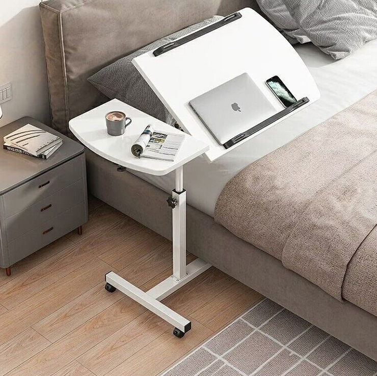 Wooden Workstation for Recording Studio Manual Height Adjustment and 80 kgs Capacity