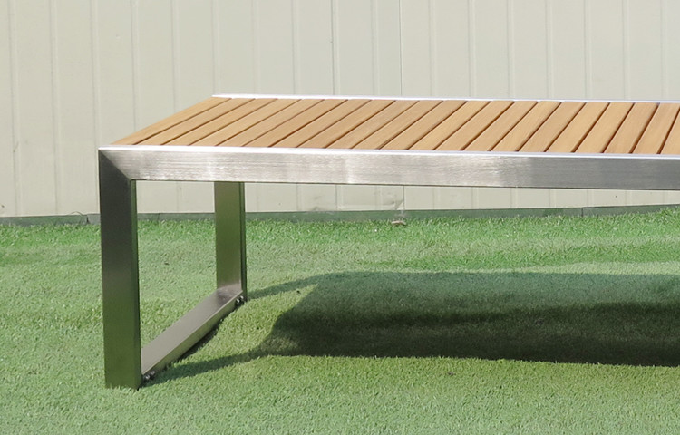 SS304 Feet 2130mm Picnic Table Bench Set