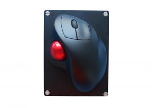 China Military IPX6 Rated Ergonomic Wireless Trackball Mouse CNC Aluminum Rugged Back Plate on sale