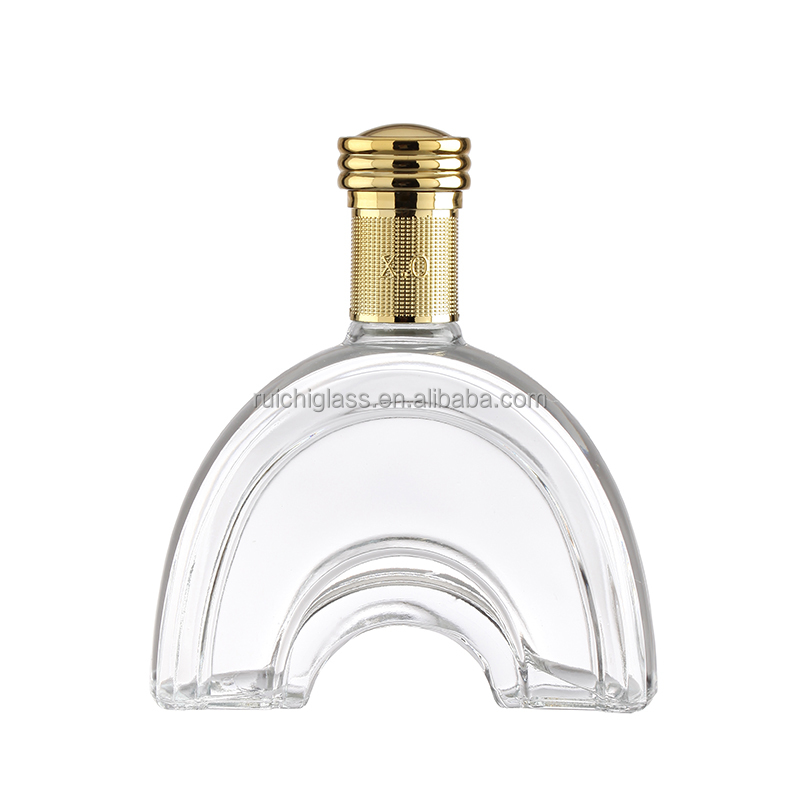 500ml 750ml Custom Fancy Shaped Glass Bottles for Other Beverage Distribution