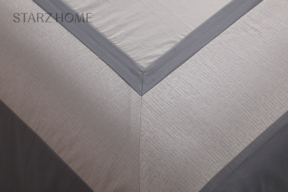 Modern Simple Design Bedsheet Quilt Set 100% Cotton Bedding Sheet Set All-Season